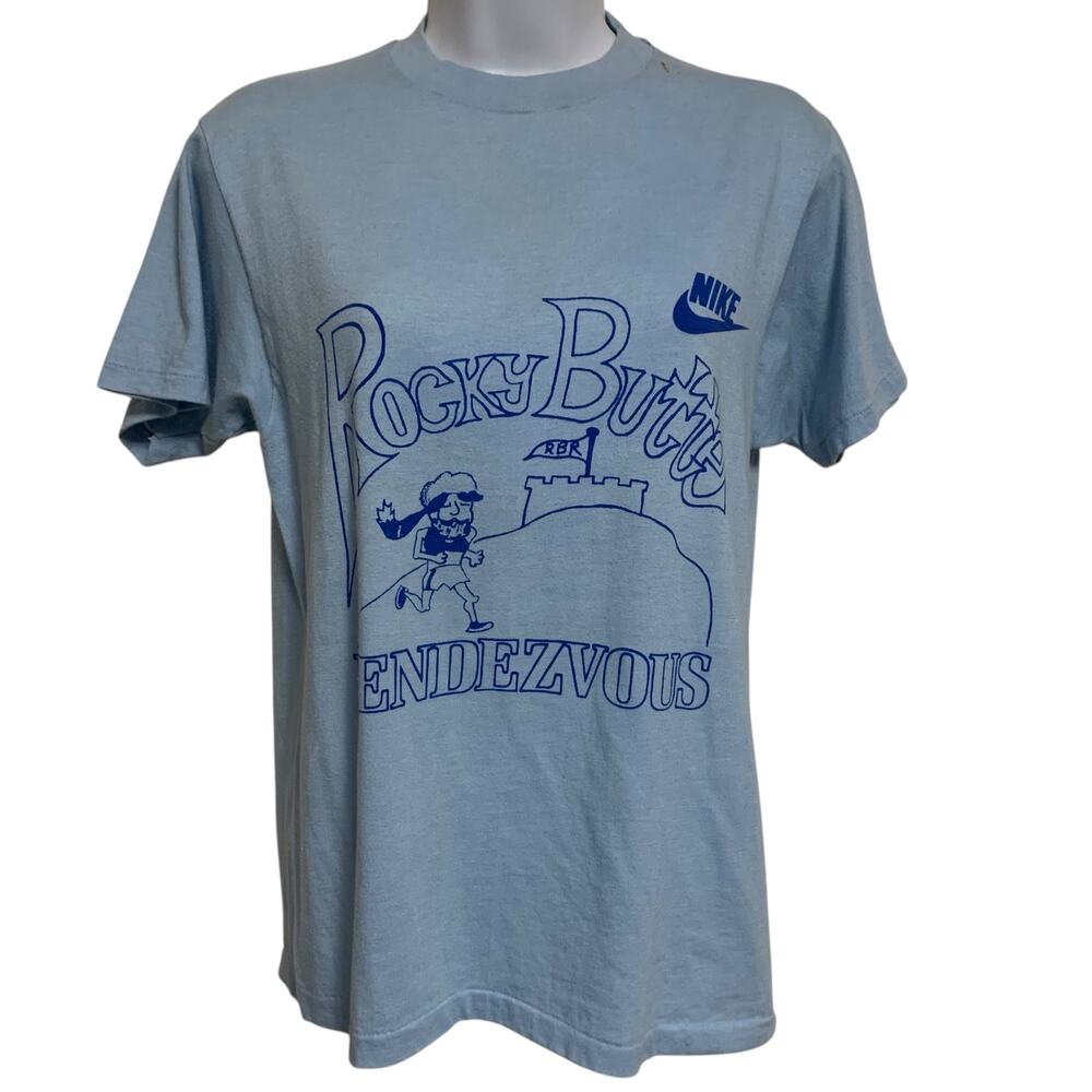 Vintage 80s Nike Portland Rocky Butte Rendezvous T-Shirt Unisex Size S/M